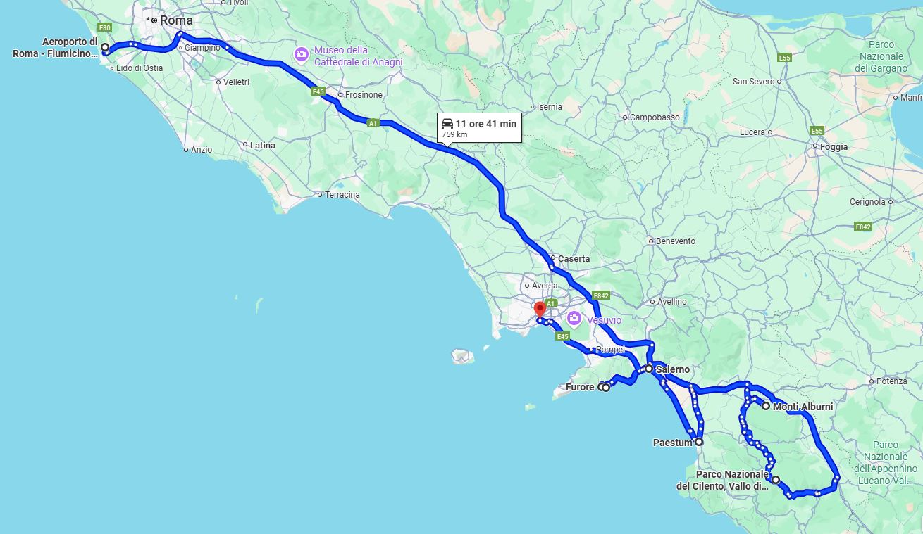 Trayectis Amalfi Coast itinerary 2-1