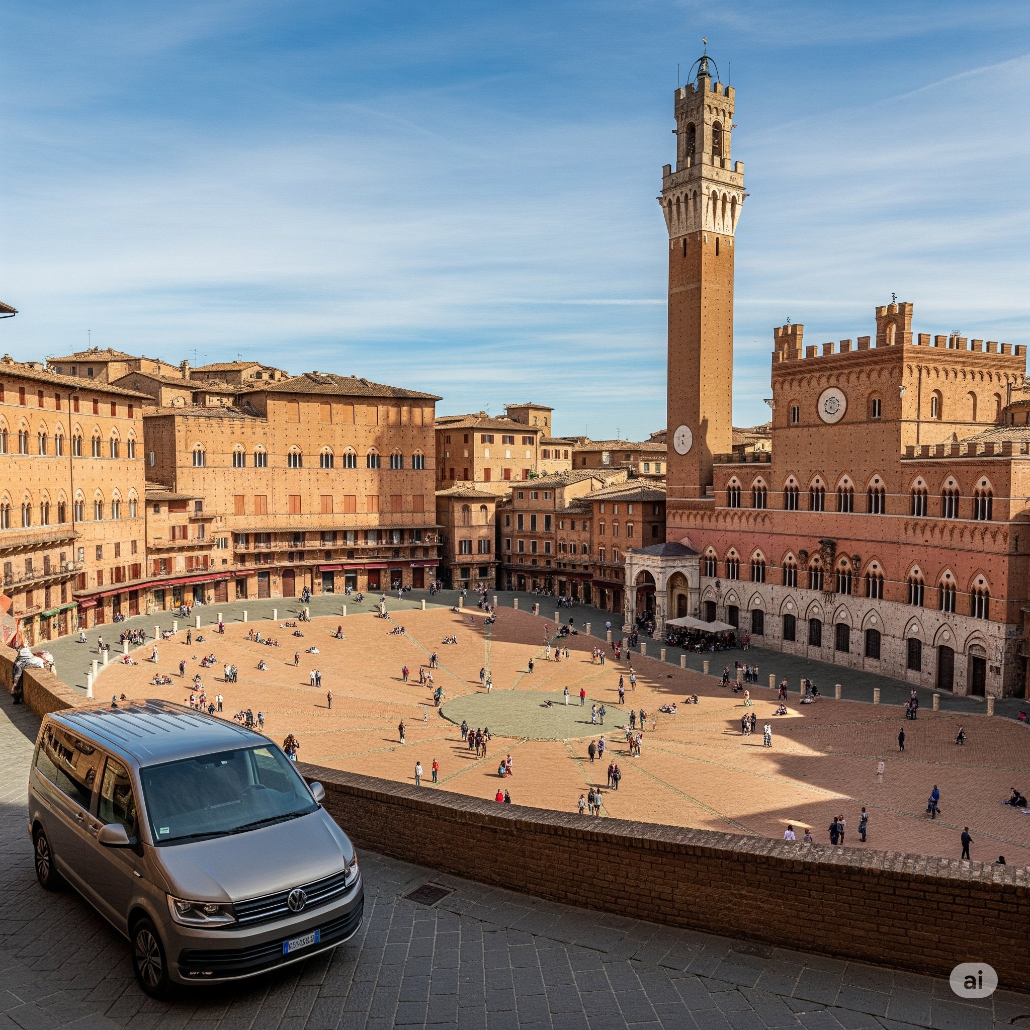 Mappa itinerari Toscana
