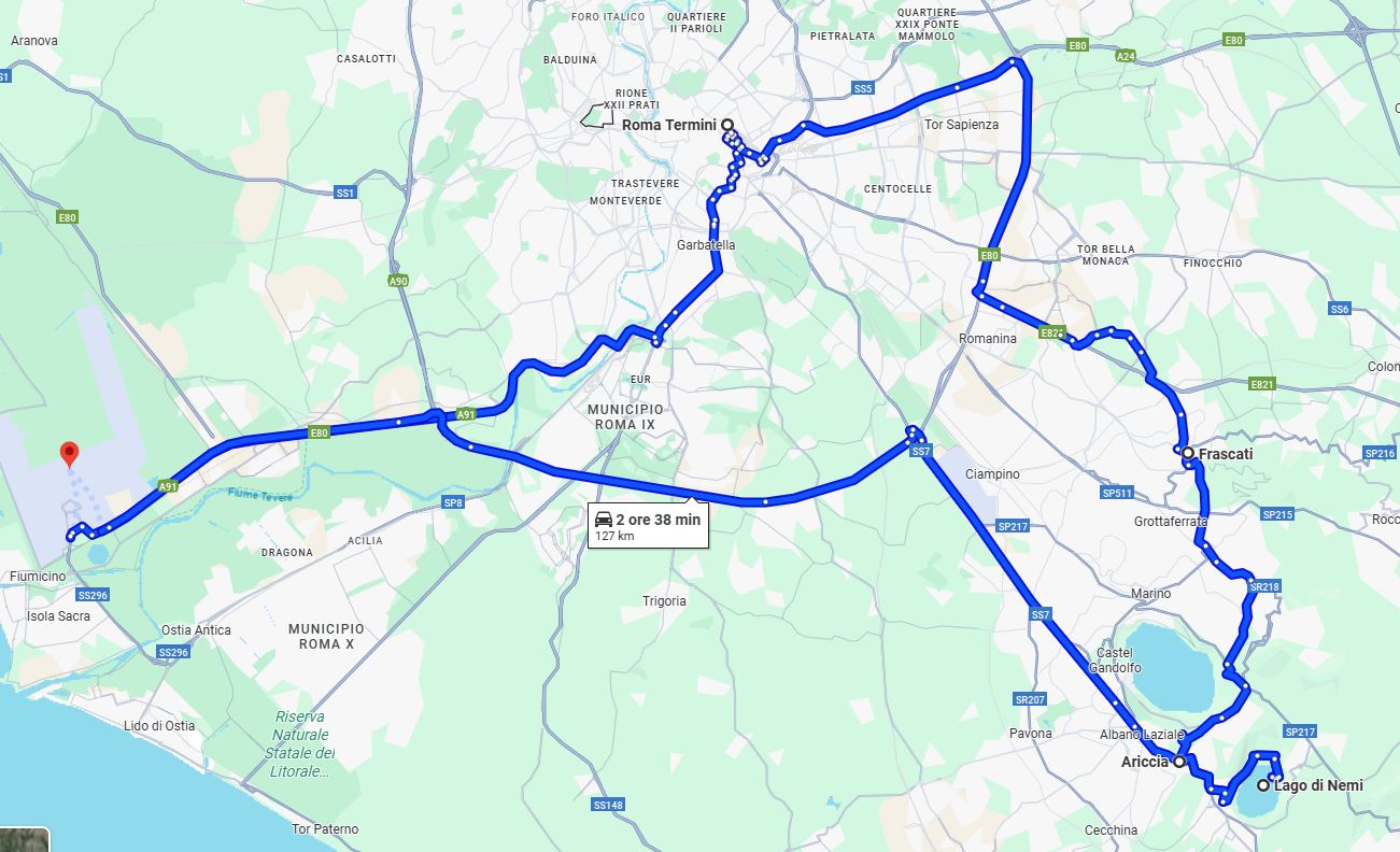 Itinerario Castelli Romani