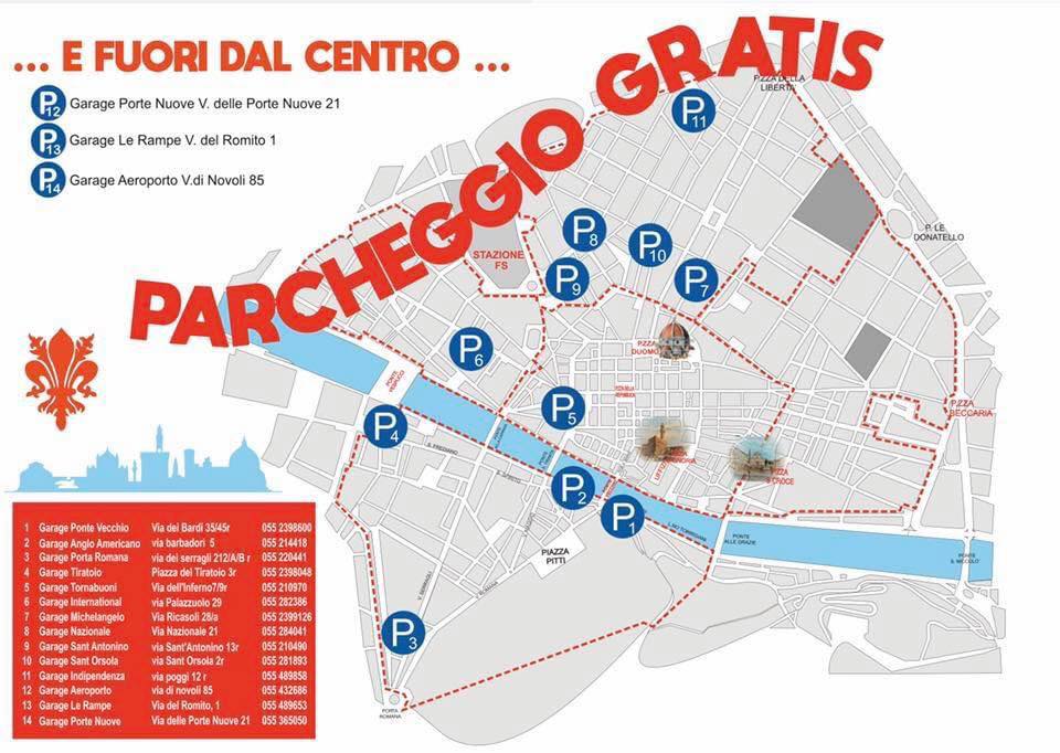 Parcheggi consigliati Firenze ZTL