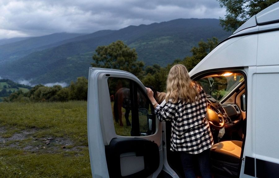 Minivan Trayectis posto guida